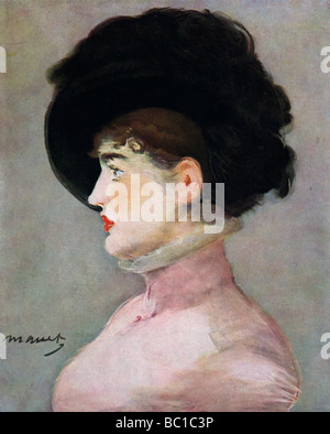 'La Viennoise : Portrait d'Irma Brunner', 1882.Artiste : Edouard Manet Banque D'Images