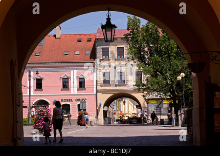 Centre ville de Presov, Slovaquie Banque D'Images