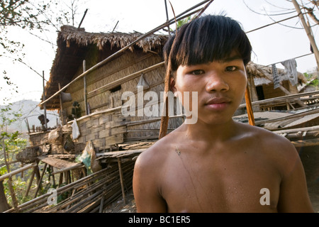 Le Bangladesh entourant de bandarban tribu tripura Banque D'Images