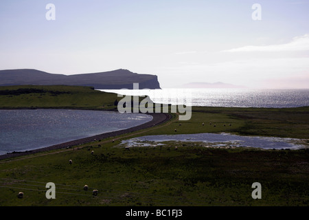 La baie d'Ardmore, Ardmore Point, Waternish, presqu'île de Skye, Hébrides intérieures, côte ouest de l'Ecosse, Royaume-Uni Banque D'Images