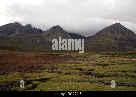 Les montagnes Selkirk Arms, île de Skye, Hébrides intérieures, côte ouest de l'Ecosse, Royaume-Uni Banque D'Images