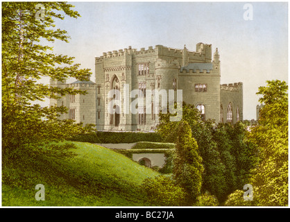 Château de Birr, comte d'Offaly, l'Irlande, l'accueil de la comte de Rosse, c1880. Artiste : Inconnu Banque D'Images