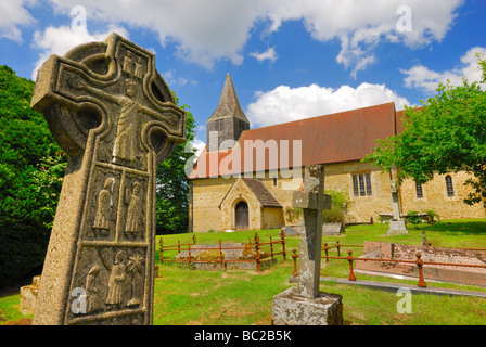 St James Church Abinger Common Banque D'Images