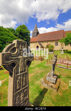 St James Church Abinger Common Banque D'Images