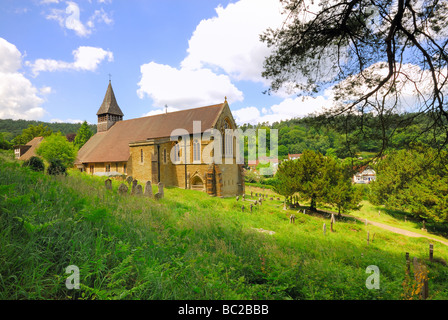 Église Sainte-marie Holmbury Banque D'Images