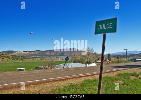 Ovni, Dulce, New Mexico, USA Banque D'Images