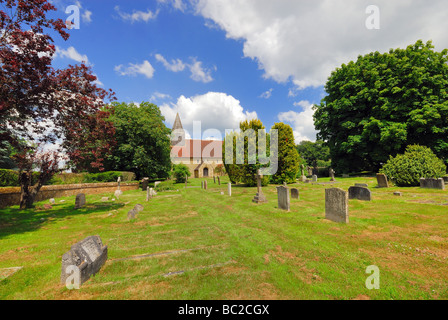 St James Church Abinger Common Banque D'Images