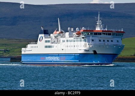 dh MV Hamnavoe EXPÉDITION ORKNEY NorthLink ferry ferries service 2002-2012 Scrabster à Stromness Banque D'Images