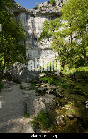 Malham cove Malham Yorkshire Dales England Banque D'Images