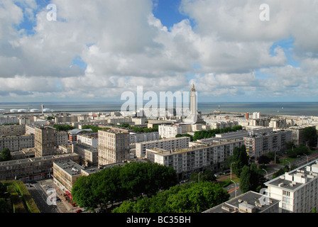 Le Havre (76) en centre-ville : Banque D'Images