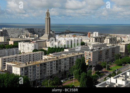 Le Havre (76) en centre-ville : Banque D'Images