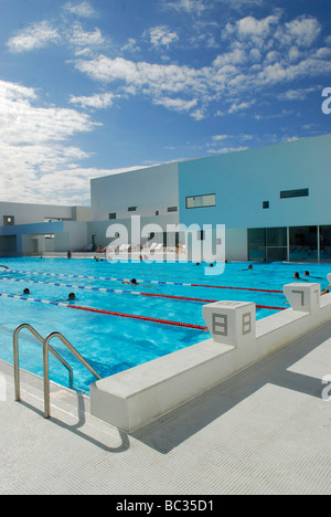 Le Havre (76) : "Les Bains des Docks" complexe aquatique Banque D'Images