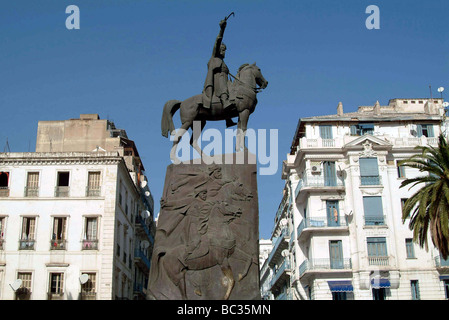 L'Algérie, Alger : Emir Abdelkader Square Banque D'Images