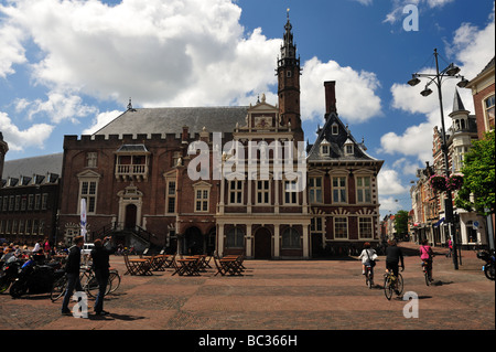 Grote Markt, à Haarlem Pays-Bas Banque D'Images