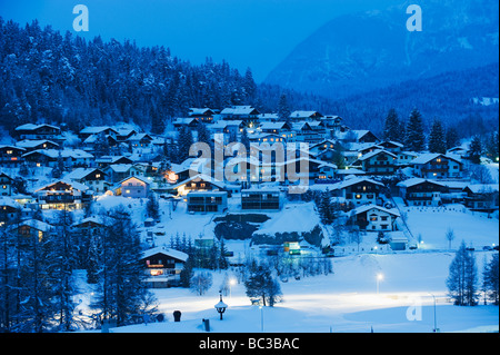 Le village de Seefeld Tyrol Autriche Banque D'Images