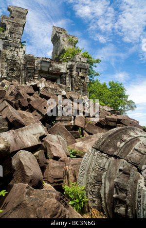L'ancien temple Khmer ruines de Phnom Bok - Siem Reap, Cambodge Banque D'Images