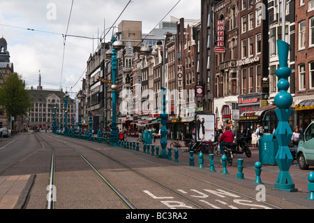 Damrak, Amsterdam Banque D'Images