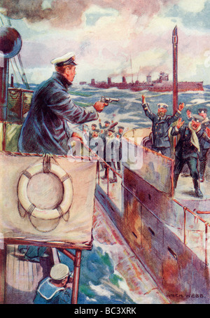 Vingt quatre mains allemandes tiré en l'air. Banque D'Images