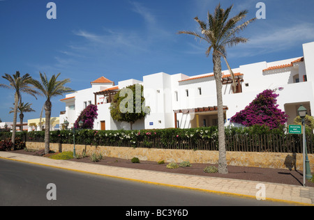 Avenida del Castillo à Caleta de Fuste, Fuerteventura Banque D'Images