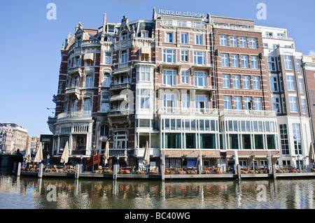 L'hôtel De L'Europe, Amsterdam Banque D'Images