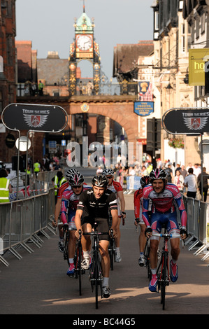 Round 9 de la série d'événement cycliste à Chester Banque D'Images