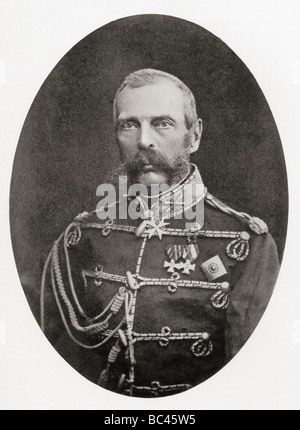 Alexandre II de Russie, 1818 à 1881. Empereur de l'Empire russe, grand-duc de Finlande et roi de Pologne. Banque D'Images