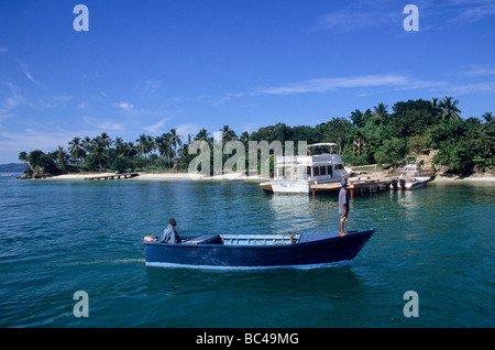 Dominican Republic - Centre - Santa Barbara de Samana - Cayo Levantado Banque D'Images