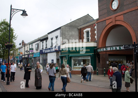 Widnes ville industrielle de Halton borough Cheshire en Angleterre. Banque D'Images