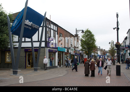 Widnes ville industrielle de Halton borough Cheshire en Angleterre. Banque D'Images