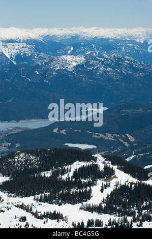 Whistler Mountain Resort lieu des Jeux Olympiques d'hiver de 2010 Banque D'Images