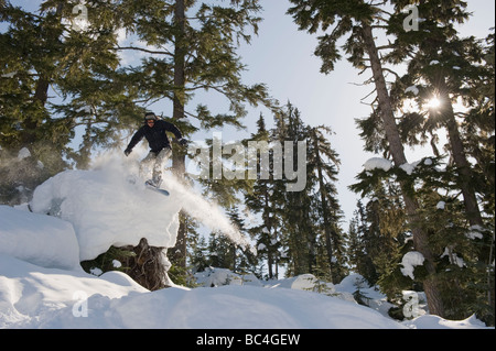 Whistler Mountain Resort lieu des Jeux Olympiques d'hiver de 2010 Banque D'Images