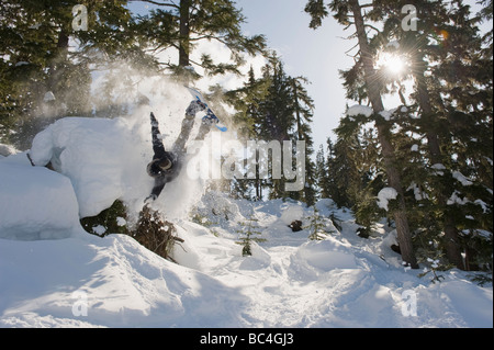 Whistler Mountain Resort lieu des Jeux Olympiques d'hiver de 2010 Banque D'Images
