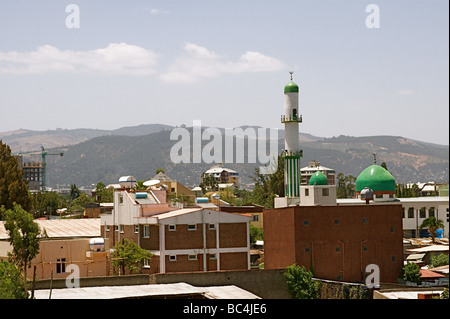 Scènes d'Addis Abeba en Ethiopie sur la corne de l'Afrique Banque D'Images