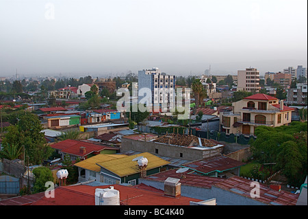 Scènes d'Addis Abeba en Ethiopie sur la corne de l'Afrique Banque D'Images