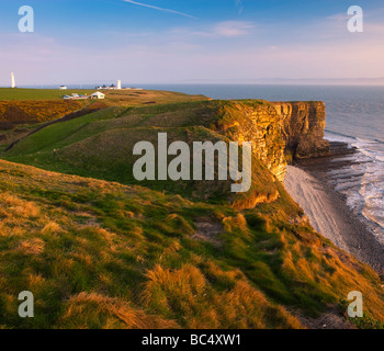 Point Nash nr St Donats Galles Glamorgan Heritage Coast Banque D'Images