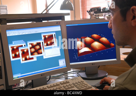 Modène (Italie), l'INFM, Institut national de recherche national de la matière ; centre de nanotechnologie Banque D'Images