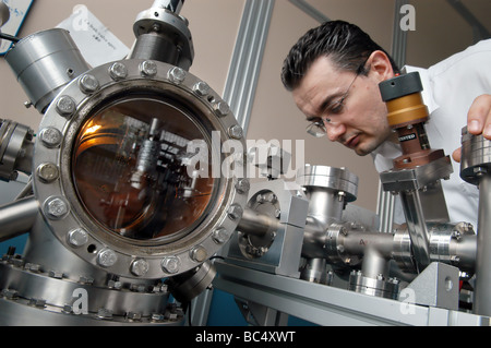 Modène (Italie), l'INFM, Institut national de recherche national de la matière ; centre de nanotechnologie Banque D'Images