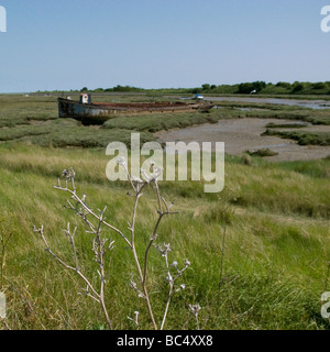 Les marais d'Essex - Leigh on Sea Banque D'Images