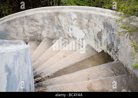 Escalier en pierre sur l'extérieur Banque D'Images