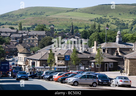 Glossop est une petite ville de marché dans le quartier de High Peak dans le Derbyshire, Angleterre. Banque D'Images