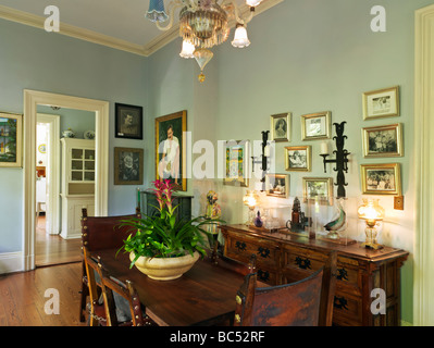 Maison d'Ernest Hemingway à Key West, salle à manger Banque D'Images