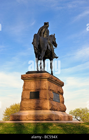 Le général Anthony Wayne memorial statue parc historique de Valley Forge en Pennsylvanie Banque D'Images