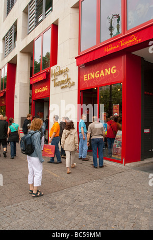 Le musée Madame Tussauds à Berlin, Allemagne Banque D'Images