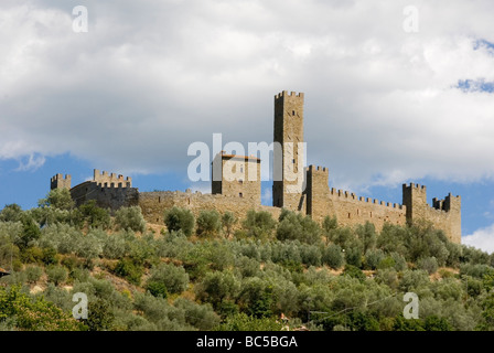 Le Château de Montecchio construit par Sir John Hawkwood dans le 14e C Banque D'Images