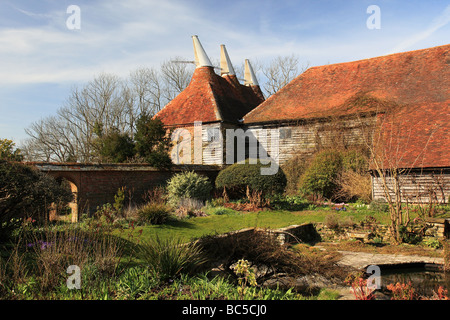 Great Dixter Sussex Christopher Lloyd's Garden et de la chambre Banque D'Images