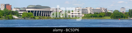 Panorama Musée des civilisations, Gatineau (Hull) Ontario, Canada Banque D'Images