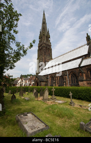 St Giles' Church est une église catholique romaine de la ville de Cheadle, Staffordshire, Angleterre. Banque D'Images