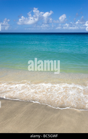 La Grenade, Carriacou, Paradise Beach à l'Esterre, plage vide Banque D'Images