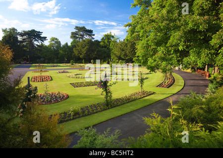 Jardins de l'abbaye de Bury St Edmunds, Suffolk, UK Banque D'Images