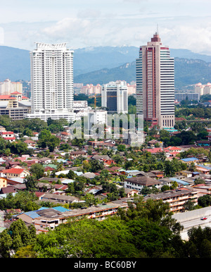 Vue aérienne de Kuala Lumpur Banque D'Images